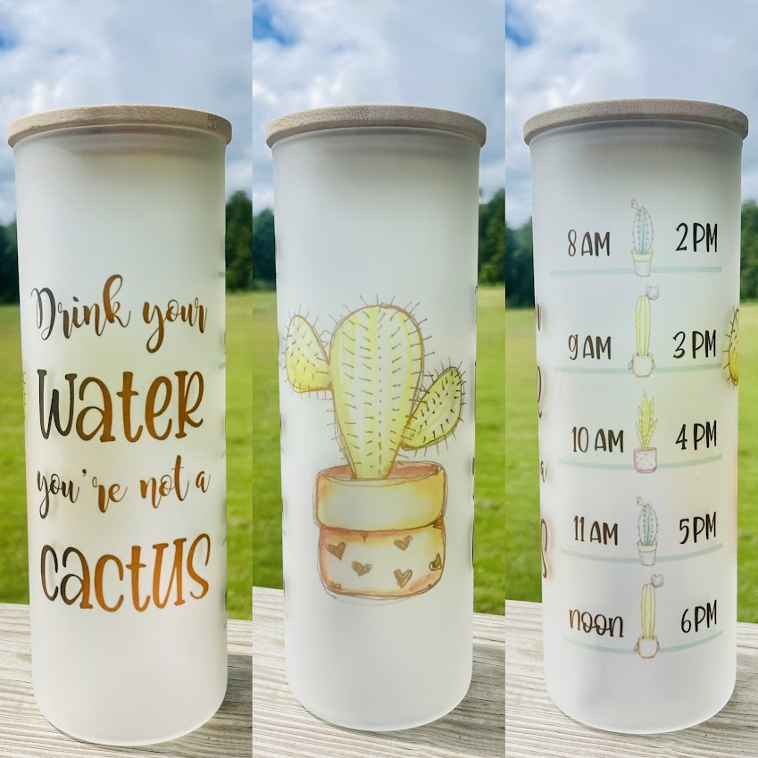 Frosted Cup – Drink Your Water!