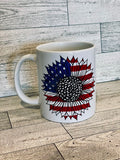 Glass Mug – Flag Sunflower