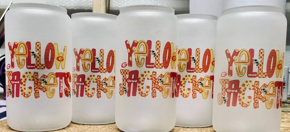 Frosted Cup – Team or Business Logo