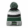 UC Marching Band Pom Pom Beanie - Green Black White