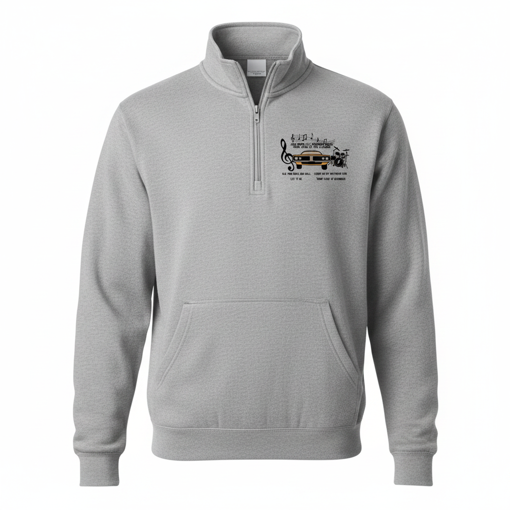 Sport Grey 1/4 Zip Pullover