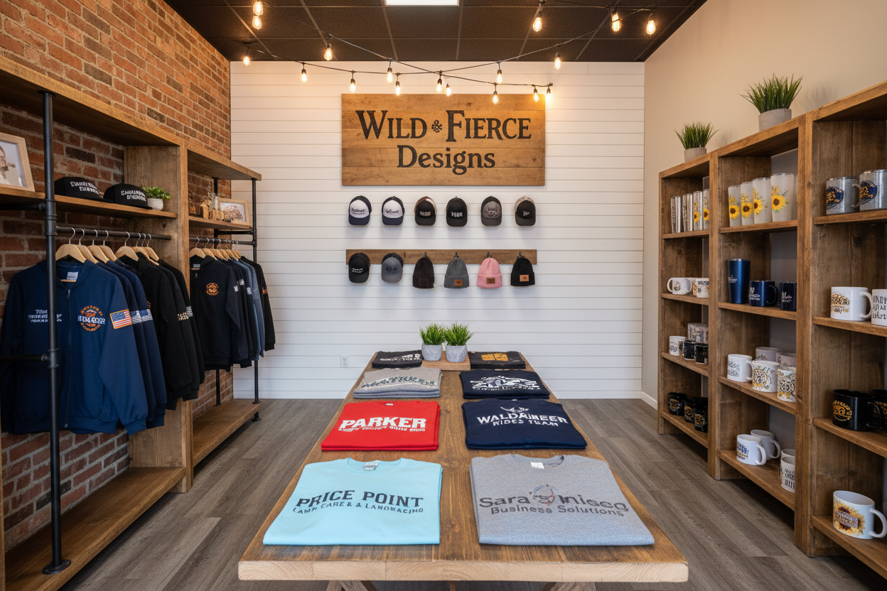 Wild & Fierce Designs Boutique - Full Store View